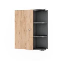 Vicco Armoire suspendue Anthracite 47.2x59.2cm* Armoire De Salle De Bains