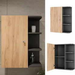 Vicco Armoire suspendue Anthracite 47.2x59.2cm* Armoire De Salle De Bains