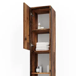Vicco Ensemble de meubles de salle de bain Chêne rustique 3 pièces, avec armoire haute* Ensemble Meuble De Salle De Bains