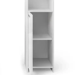 Vicco Ensemble de meubles de salle de bain Blanc 3 pièces, avec armoire haute