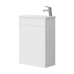 Vicco Ensemble de meubles de salle de bain Blanc 2 parties, avec lavabo* Lave-Mains