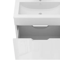 Vicco Ensemble meubles bain Blanc 2 pièces, armoire basse 60 cm
