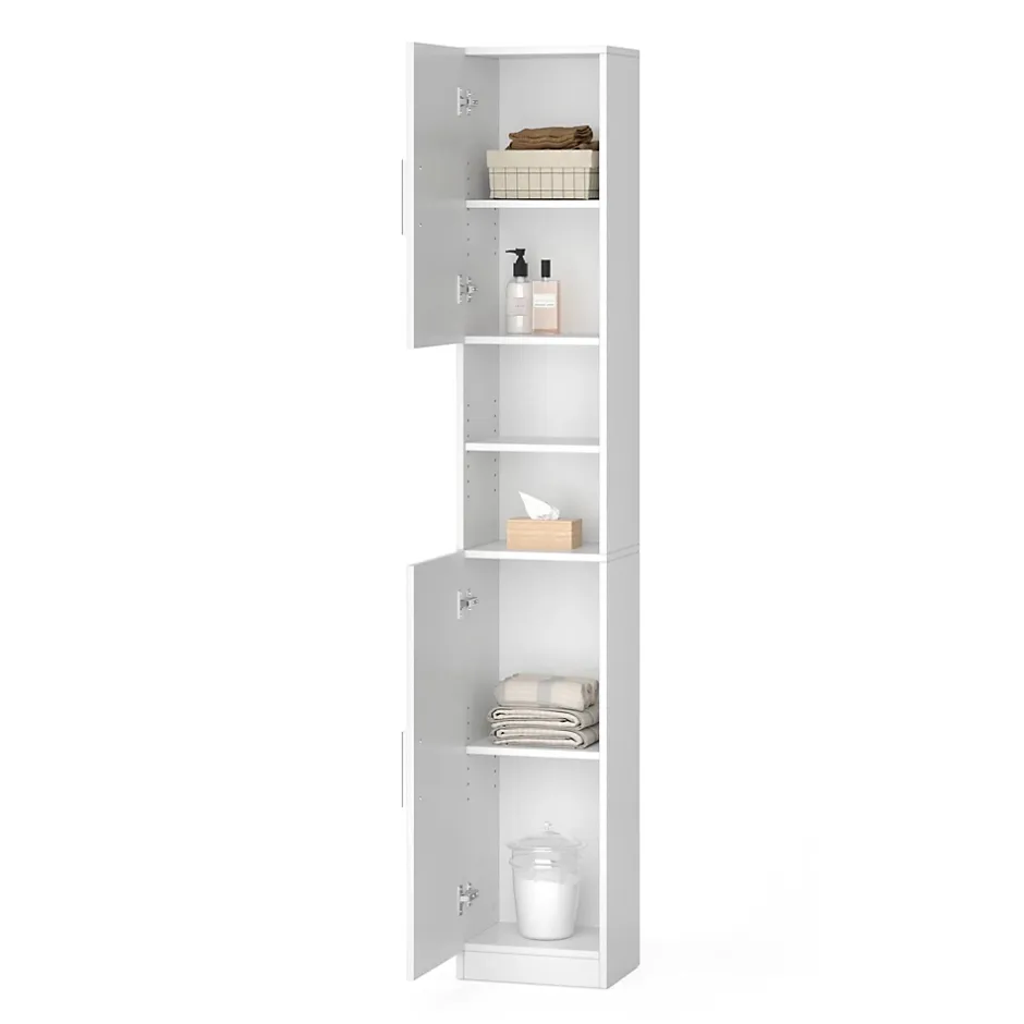 Vicco Meuble de rangement de salle de bain Blanc 32x190cm* Colonne De Salle De Bains