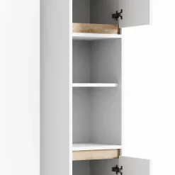 Vicco Meuble de rangement de salle de bain Blanc/Sonoma 30x190cm* Colonne De Salle De Bains