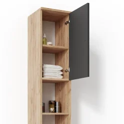 Vicco Meuble de rangement de salle de bain Chêne 30x190cm* Colonne De Salle De Bains