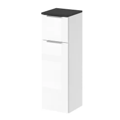 Vicco Meuble de rangement de salle de bain Blanc Haute brillance 30x95cm* Armoire De Salle De Bains