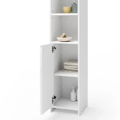 Vicco Meuble de rangement de salle de bain Blanc 30x190cm* Colonne De Salle De Bains