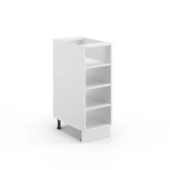 Vicco Meuble de rangement de salle de bain Blanc 30x82cm sans PT