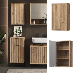 Vicco Meuble de salle de bain Chêne Viking 40x65cm avec une porte* Armoire De Salle De Bains