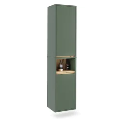 Vicco Meuble salle de bain Vert/Artisan 38x170cm avec 2 portes