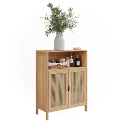 Vicco Meuble salle de bain Bambou 60x80cm* Armoire De Salle De Bains