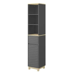Vicco Meubles de salle de bain Anthracite 30x151.5cm avec tiroir* Colonne De Salle De Bains