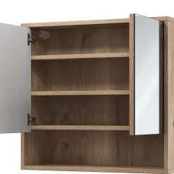 Vicco miroir de salle de bain Chêne Viking 70x65cm avec 2 portes* Armoire De Toilette
