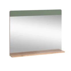 Vicco Miroir de salle de bain Force dor Chêne/Vert 80.1x62cm avec abonnement* Armoire De Toilette