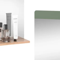 Vicco Miroir de salle de bain Force dor Chêne/Vert 80.1x62cm avec abonnement* Armoire De Toilette