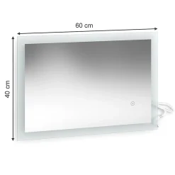 Vicco Miroir mural Blanc 60x40cm* Armoire De Toilette