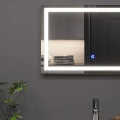 Vicco Miroir mural Verre 40x60cm avec éclairage frontal* Armoire De Toilette