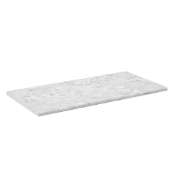 Vicco Plan de travail cuisine blanc/marbre 120cm