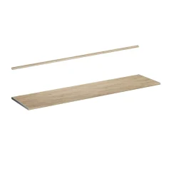 Vicco Plan de travail cuisine Chêne de force doré 240cm* Plan De Travail Buanderie