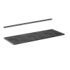 Vicco Plan de travail cuisine Anthracite 160cm* Plan De Travail Buanderie