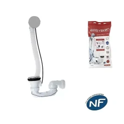 Vidage NICOLL avec siphon extra-plat inclus* Baignoire Droite