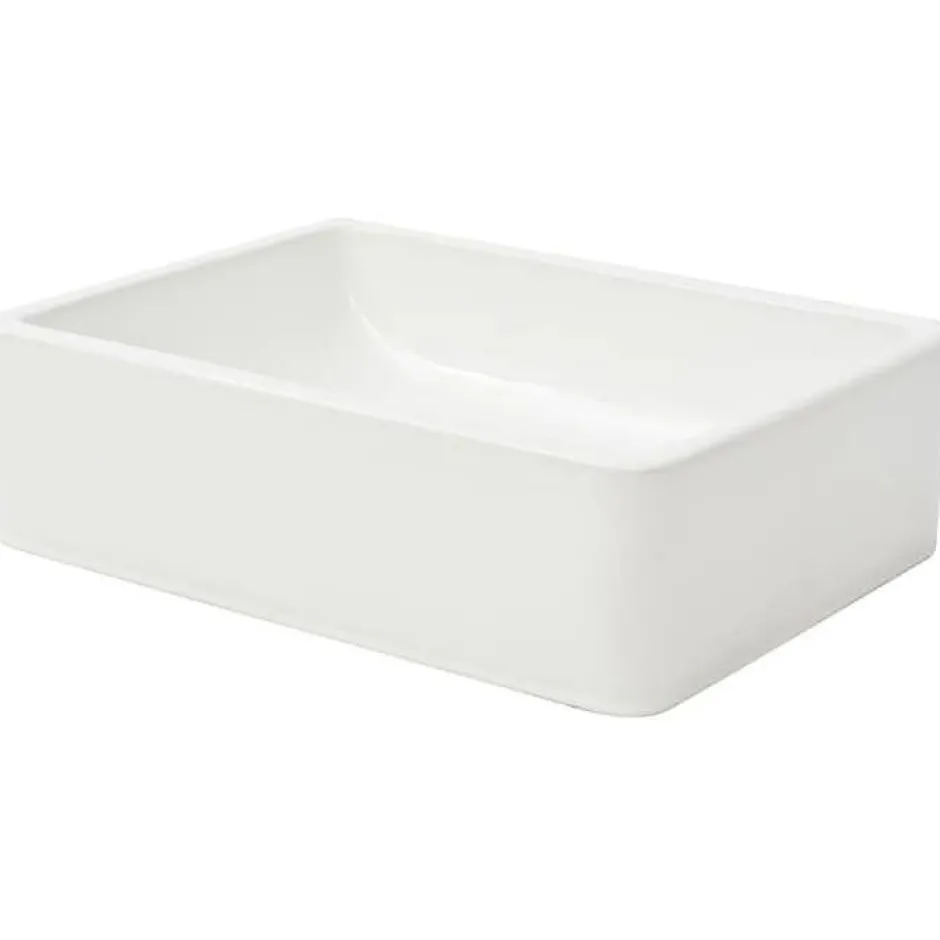 Vidaxl Lavabo Céramique Lave-Mains Vasque Evier pour Salle de Bain Toilette 142339* Lavabo