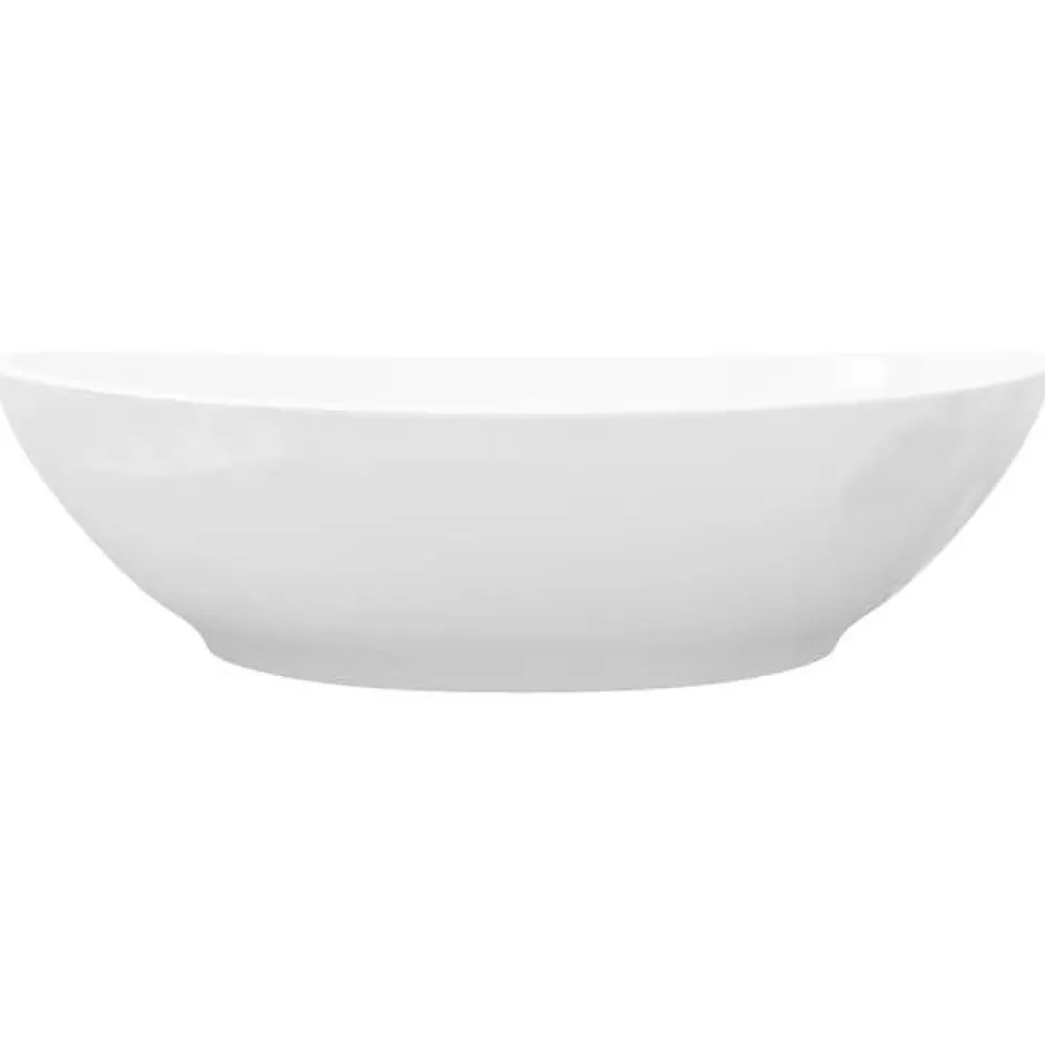 Vidaxl Lavabo en Forme Ovale Céramique Blanc Lave-mains Vasque Salle de Bain 140674* Vasque À Poser