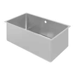 GoodHome Évier de cuisine sous-plan 1 cuve XL en acier inoxydable Villach* Evier Et Robinet De Buanderie