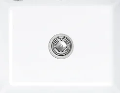 Villeroy & Boch Évier sous-plan en céramique 1 cuve à encastrer Subway blanc brillant