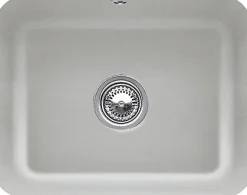 Villeroy & Boch Évier sous-plan en céramique 1 cuve à encastrer Cisterna gris moyen
