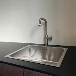 Essebagno Évier sous-plan en inox 1 bac à encastrer Luisa 55