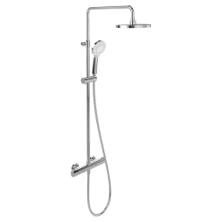 Villeroy & Boch Colonne de douche 230, avec mitigeur thermostatique et douchette 3 jets Chrome* Colonne De Douche Hydromassante