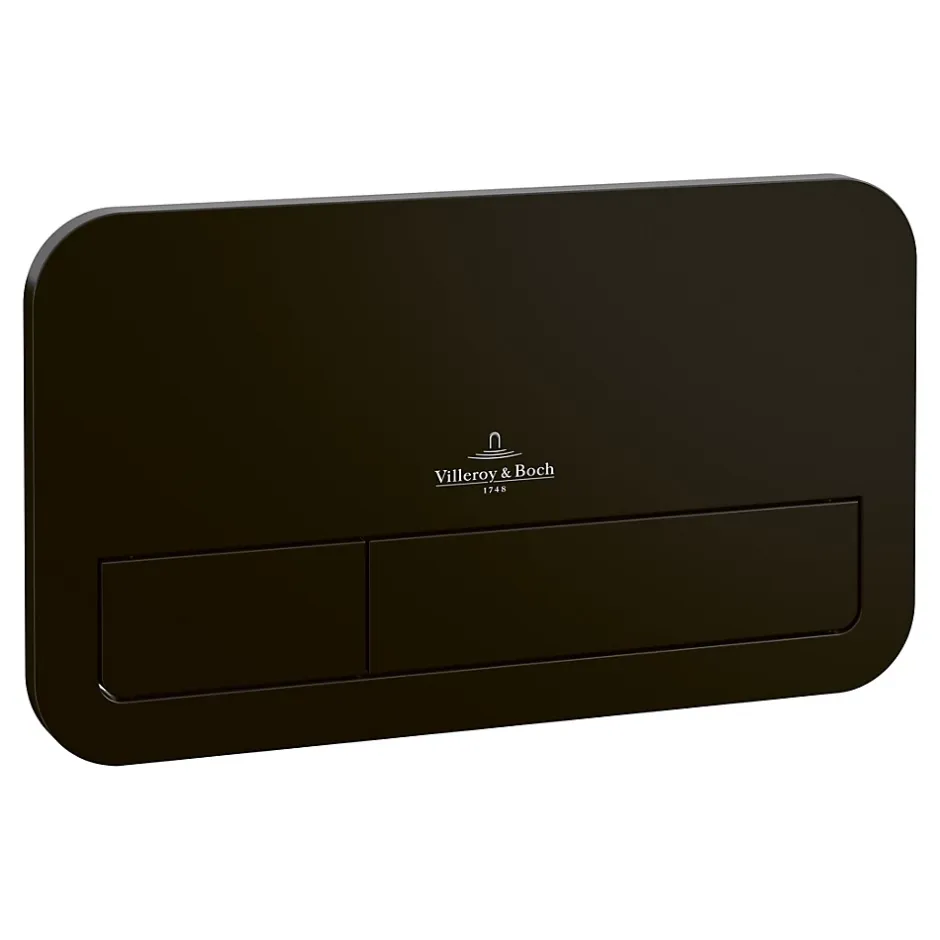 Villeroy & Boch Pack Bâti-support autoportant ViConnect + Plaque de commande noir mat + Cuvette suspendue O.Novo