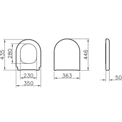 Vitra Integra abattant frein de chute, blanc (121-003-909)
