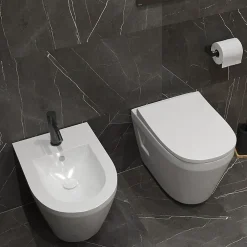Vitra Integra bidet suspendu et trop-plein, 35,5x54 cm, blanc (7042-003-0288)