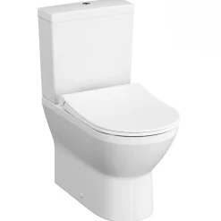 Vitra Integra Pack WC à poser sans bride avec abattant frein de chute et réservoir, Blanc (9859-003-7202)