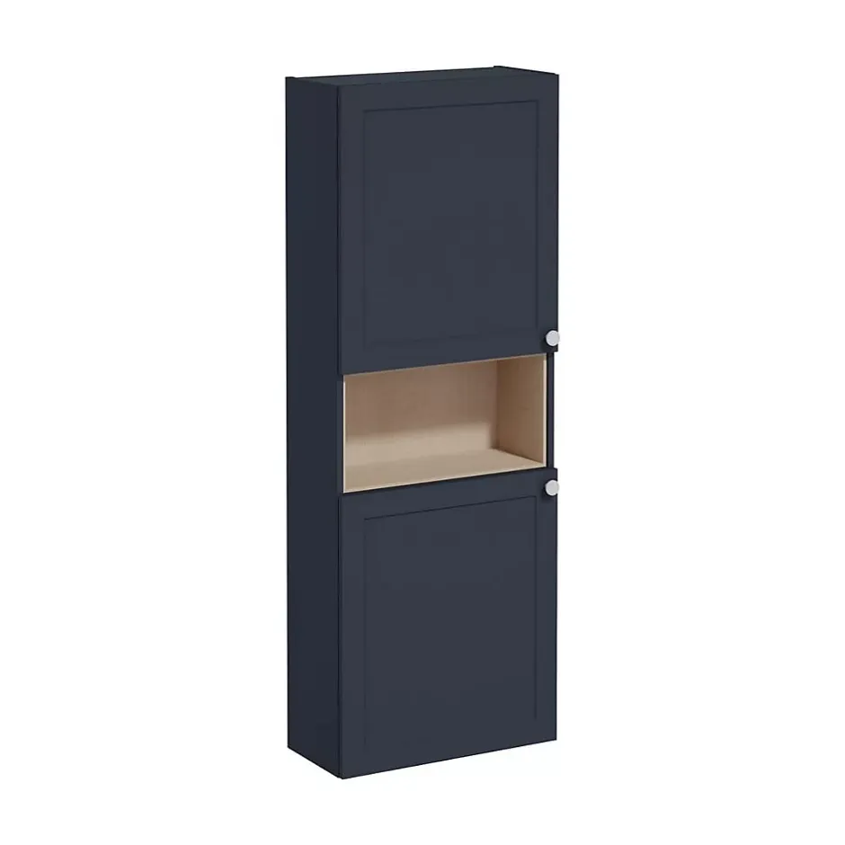 Vitra Meuble de salle de bain bas Root 55x155x25 cm bleu mat (ROOTCN55TM)