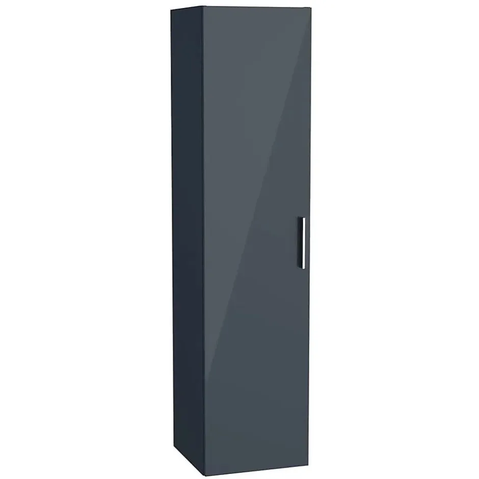 Vitra Mia armoire 145x35x35 cm pour salle de bain, porte softclose, anthracite brillant (MIAV35A)
