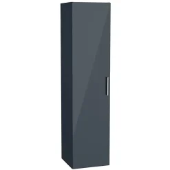 Vitra Mia armoire 145x35x35 cm pour salle de bain, porte softclose, anthracite brillant (MIAV35A)