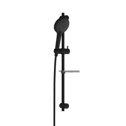 Vitra Bliss set de douche noir mat (douchette, flexible et barre)