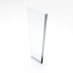 Aurlane Volet pivotant pour paroi de douche fixe - 40x200cm - Verre transparent 6mm - Profile Chromé