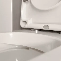 Bernstein WC à poser Blanc brillant 36x54x42cm (LxPxH) sans rebord, abattant fermeture progressive + soft-close - VIREO* Wc À Poser