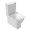 Jacob Delafon WC à poser compact sans bride sortie universelle avec abattant extra-plat, déclipsable et frein de chute