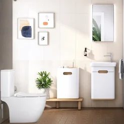 Vitra WC à poser sans bride Sento + abattant slim frein de chute blanc* Wc À Poser
