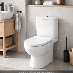 Duravit WC à poser sortie horizontale No.1 avec abattant frein de chute* Wc À Poser