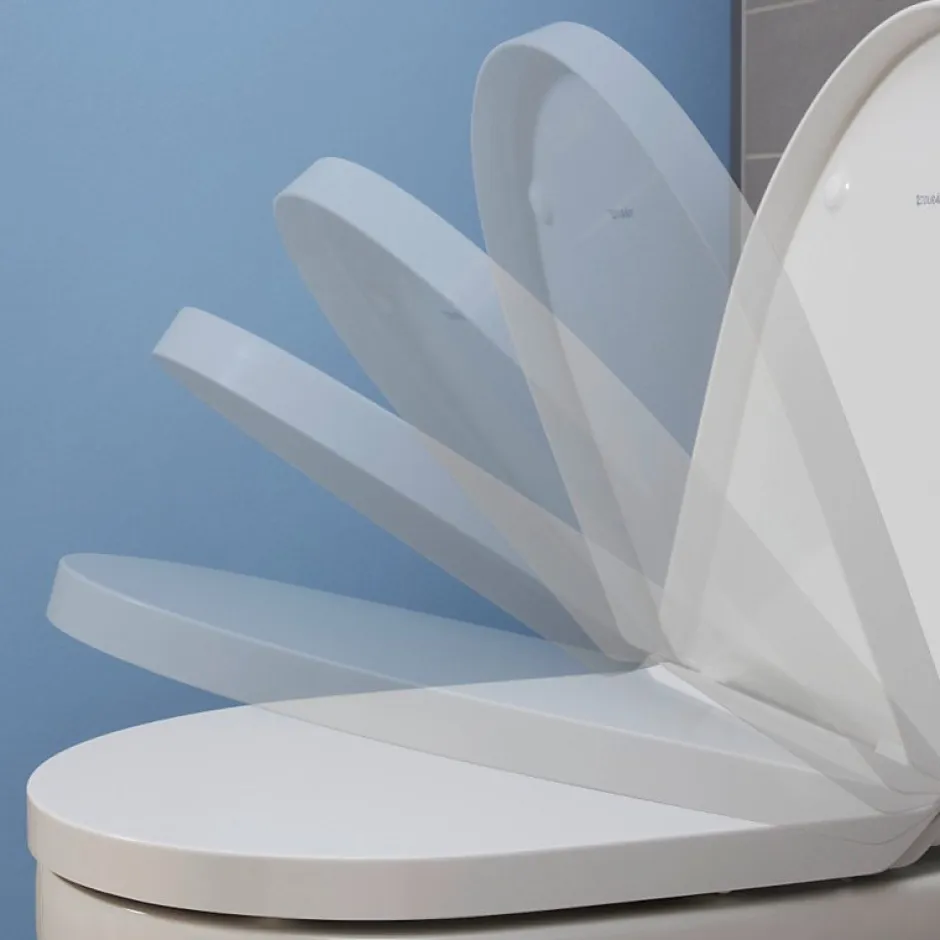 Duravit WC à poser sortie horizontale No.1 avec abattant frein de chute* Wc À Poser