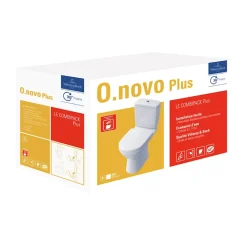 Villeroy & Boch WC à poser VILLEROY ET BOCH O.novo avec abattant frein de chute déclipsable + nettoyant Briochin* Wc À Poser