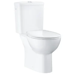 Grohe WC au sol Bau Ceramic avec abattant déclipsable + Briochin