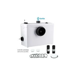 Bsf wc Broyeur adaptable 600 watts, Broyeur toilette -100 pour salle de bain ou WC, marque Française* Wc Chimique Et Broyeur