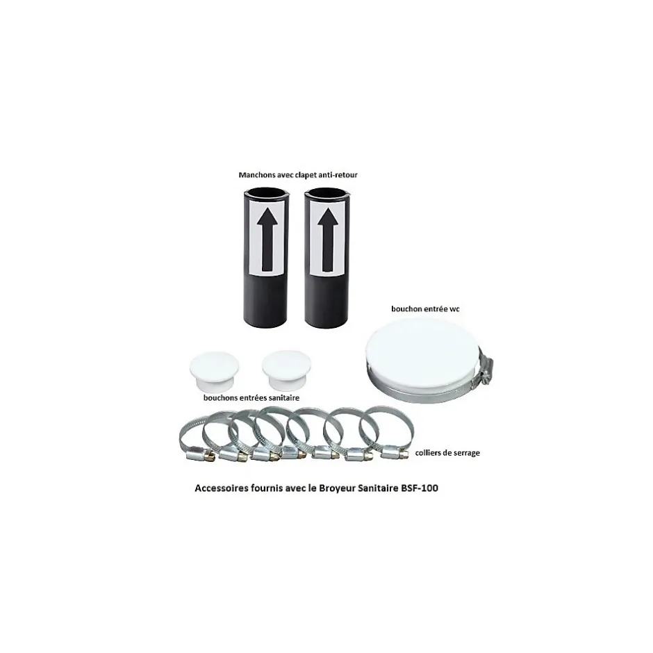 Bsf wc Broyeur adaptable 600 watts, Broyeur toilette -100 pour salle de bain ou WC, marque Française* Wc Chimique Et Broyeur